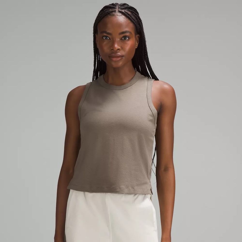 Lululemon Tank Top in Green/Gray Color Nomad size 2